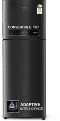 [Extra Rs 7500 Off] Whirlpool 411 L Frost Free Double Door 2 Star Convertible Refrigerator  (Steel Onyx, IF INV CNV 455 Steel Onyx (2S)-Z)