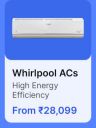 Whirlpool ACs from Rs.28099 in Flipkart Big Billion Days Sale....