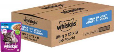 Whiskas (+1 Year) Tuna 8.16 kg (96x0.09 kg) Wet Adult Cat Food