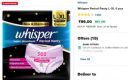 Whisper Period Panty L-XL 6 pcs...