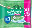 Whisper Ultra Hygiene+Comfort XL Heavy Flow Sanitary Pad (Pack of 2)...
