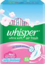 Whisper Ultra Softs Air Fresh XL Sanitary Pad (Pack of 50)...