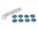 Whisq Fondant Set 9 PCS Set -1 X Handle, 8 X Cutters...