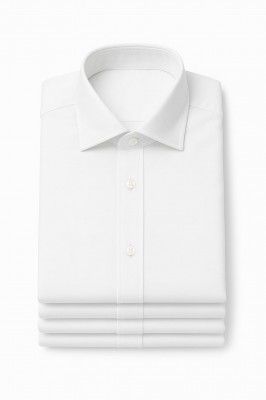 White Classic Men’s Premium White Linen Formal Shirt 