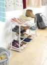 White Mulberry 4 Tier Shoe Rack with Holding Capacity of 20 Pairs | 36" Wide | White | 91*23*48cm...