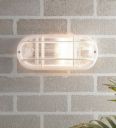 White Plastic Wall Sconces...