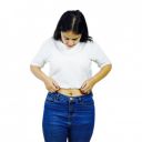 White Slash Comfortable & Adjustable Belt for Women...