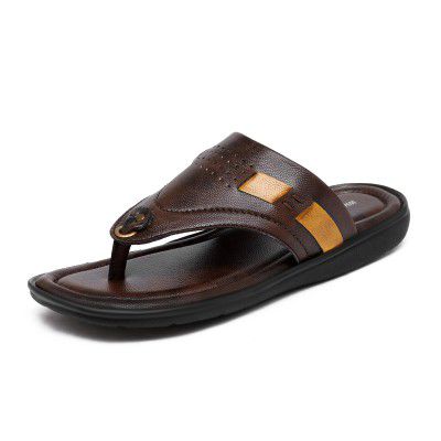 White Walkers Mens Faux Leather Comfotable Slip Resistant Chappal