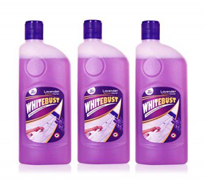 Whitebust Floor Cleaner Liquid,Natural Lavender Floor Cleaner liquid,Suitable for All Floors Kitchen, Bathroom, Toilet & Office floor cleaner 500ml Pack of 3