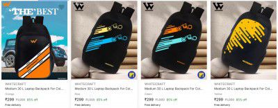 Whitecraft Laptop Bags Upto 85% Off