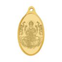 WHP Jewellers 24kt (999) 1 gram Goddess Lakshmi Yellow Gold Lakshmi Pendant...