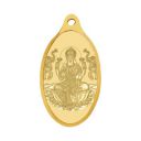 WHP Jewellers 24kt (999) 2 gram Goddess Lakshmi Yellow Gold Lakshmi Pendant...