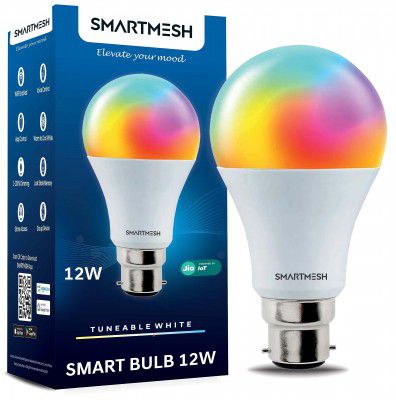 Wi-Fi RGB+CCT Smart LED Bulb Powered by Jio IoT | 12 Watt