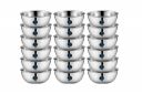 WIAA Bowl Stainless Steel Heavy Gauge Mirror Polish Wati/Vati (300 ml) (Set of 18pc)...