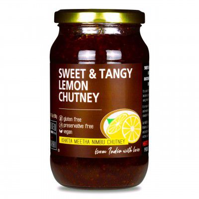 WICKED GOURMET KITCHEN by MIRAI® I Khatta Meetha Nimbu Chutney I Nett Wt:500g