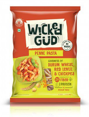 WickedGud 2X Fiber Penne Pasta - 400gm