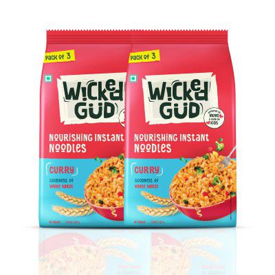 WickedGud Curry Nourishing Instant Noodles (201gm x 2)