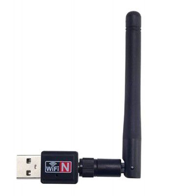 WiFi Adapter for pc | 500 to 1000 Mbps Mini Wireless USB WiFi Receiver Antenna Adapter Dongle for PC, Desktop and Laptops External (Standard)