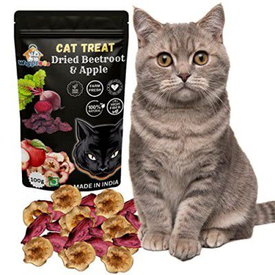 WiggleBoo Cat Treats || Delicious, Healthy & Nutritious || (Dried Beetroot & Apple)