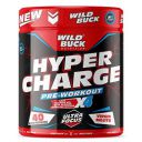 WILD BUCK Hyper Charge Pre-X4 Hardcore Pre-Workout Supplement [40 Serv, Virgin Mojito]...