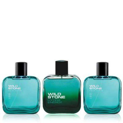 Wild Stone 2 Edge and 1 Hydra Energy Perfume for men (Pack of 3)