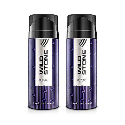 Wild Stone Beyond Long Lasting Deodorants for Men, Pack of 2 (150ml each)