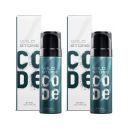 WILD STONE CODE Steel Long Lasting Spray No Gas Body Perfume For Men,Pack Of 2 (150Ml Each)...
