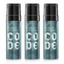 Wild Stone Code Steel No Gas Body Perfume Spray for Men, Pack of 3 (120ml each)...