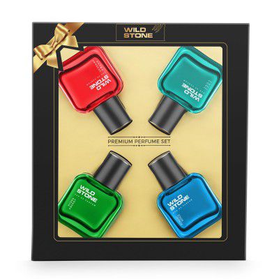 Wild Stone EAU DE Parfum Gift Set for Men, Pack of 4 (4x30ml) 