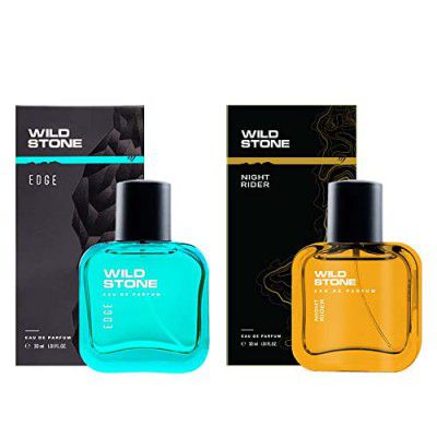 Wild Stone Edge and Night Rider Long Lasting Mens Perfume, Combo Pack of 2 (30ml each)