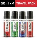Wild Stone Forest Spice, Legend, Ultra Sensual & Red Travel Pack (50ml each) Deodorant Spray - For Men (200 ml, Pack of 4)...