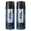 Wild Stone Hydra Energy Spray Deodorants For Men, Long Lasting Strong Masculine Fragrance, Pack Of 2 (150Ml Each)...