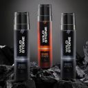 Wild Stone Intense Black and Trance No Gas Deodorant Gift Set for Men, Pack of 3 (150ml each)...