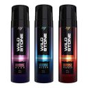 Wild Stone Intense Neon, Ocean and Trance No Gas Deodorants for Men, long Lasting Body Spray, Pack of 3 (120ml each)...