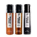 Wild Stone Iron, Bronze and Stone Perfume Body Spray Combo for Men , Pack of 3 (120 ml each)...