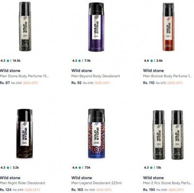 Myntra : Upto 60% OFF - Wild Stone Perfumes | Starts At ₹112