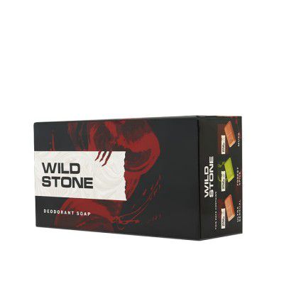 Wild Stone Ultra Sensual, Forest Spice and Musk Soaps for Bath, (Pack of 6, 100gm each)