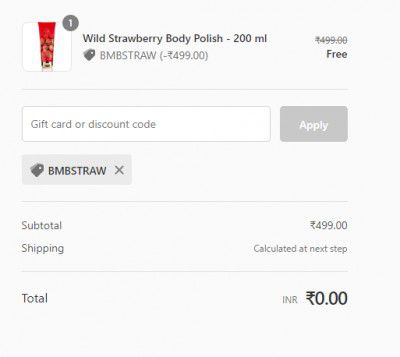 Wild Strawberry Body Polish - 200 ml @ Free