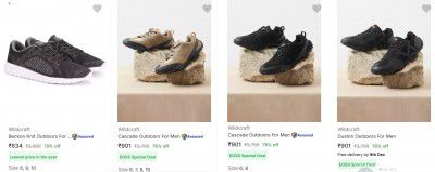Wildcraft Men’s Casual Shoes Upto 78% Off