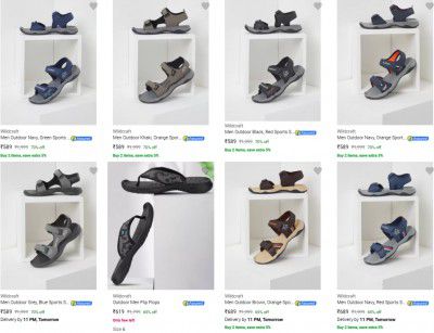 Wildcraft Mens Footwear Starts ₹489 | Upto 75% Off