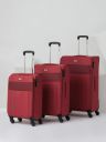Wildcraft Set of 3 Brooks Torq Trolley Suitcases - Cabin, Medium & Large...