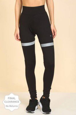 Wildcraft Solid Women Black Tights