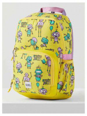 Wildcraft WIKI CHAMP 1 2 Compartment Backpack 11 L (Robot Yellow)