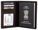 WildHorn India Brown Hunter Leather Unisex Passport Holder (WHPH001 BROWNHUNTER)...