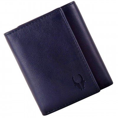 WildHorn Leather Men Wallet(blue)