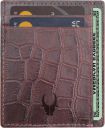 WILDHORN  Men & Women Casual Maroon Genuine Leather RFID Card Holder  (6 Card Slots)...