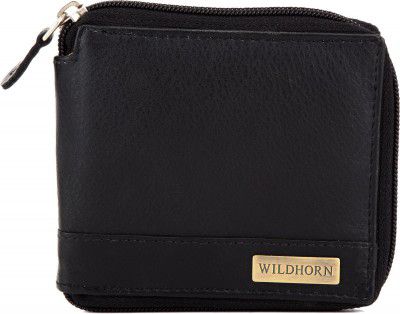 WildHorn WH558 Black Mens Leather Wallet