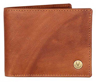 WILDHORN Wildhorn India Tan Antique Leather Mens Wallet (WH2050)