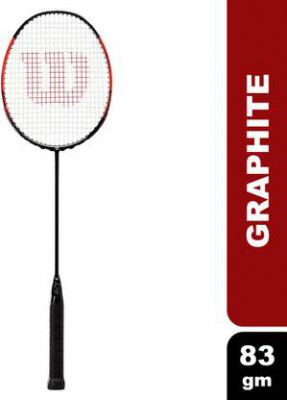 WILSON Badminton Racket Blaze 270 Btmn Bk/Rd 2 Black, Red Strung Badminton Racquet (83 g)