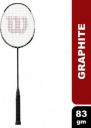 WILSON Badminton Rakcets Blaze 170 Btm N Bk/Gy 2 Black, Grey Strung Badminton Racquet (83 g)...